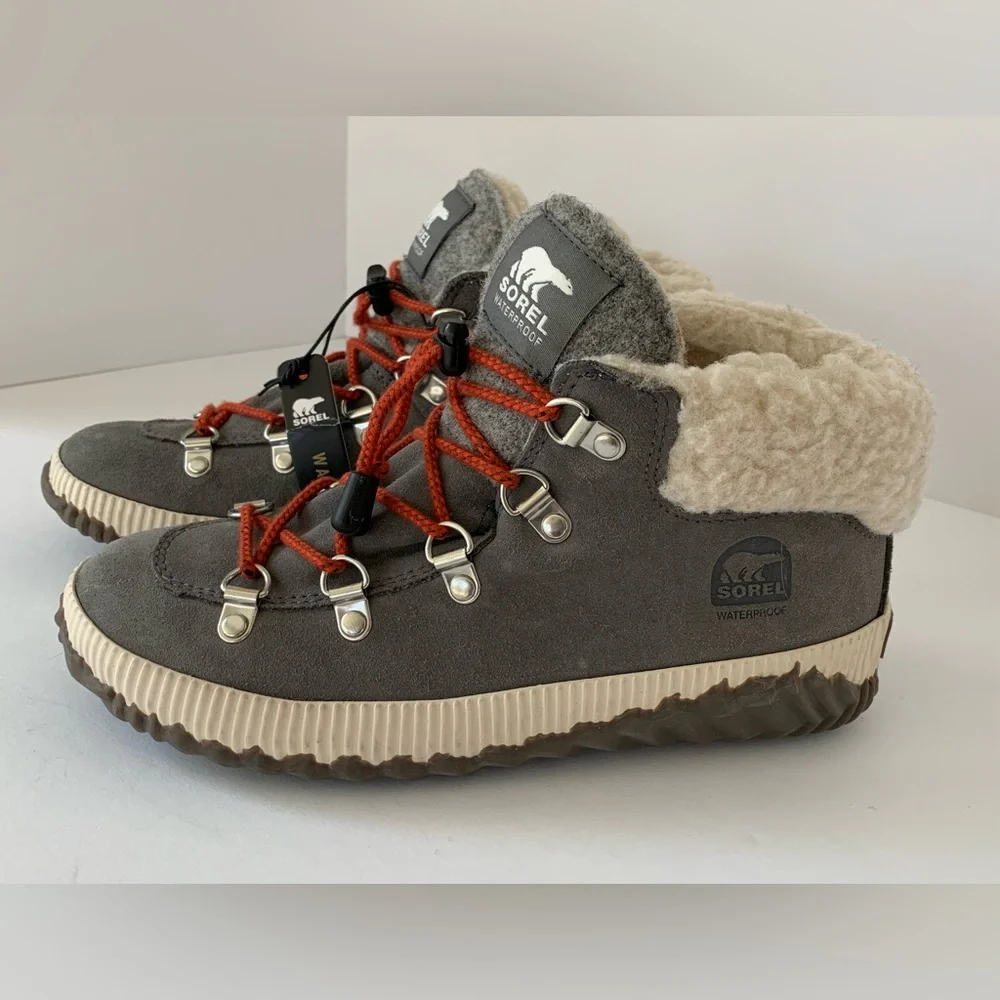 Waterproof Sorel Youth Gray Out N About Winter Boots